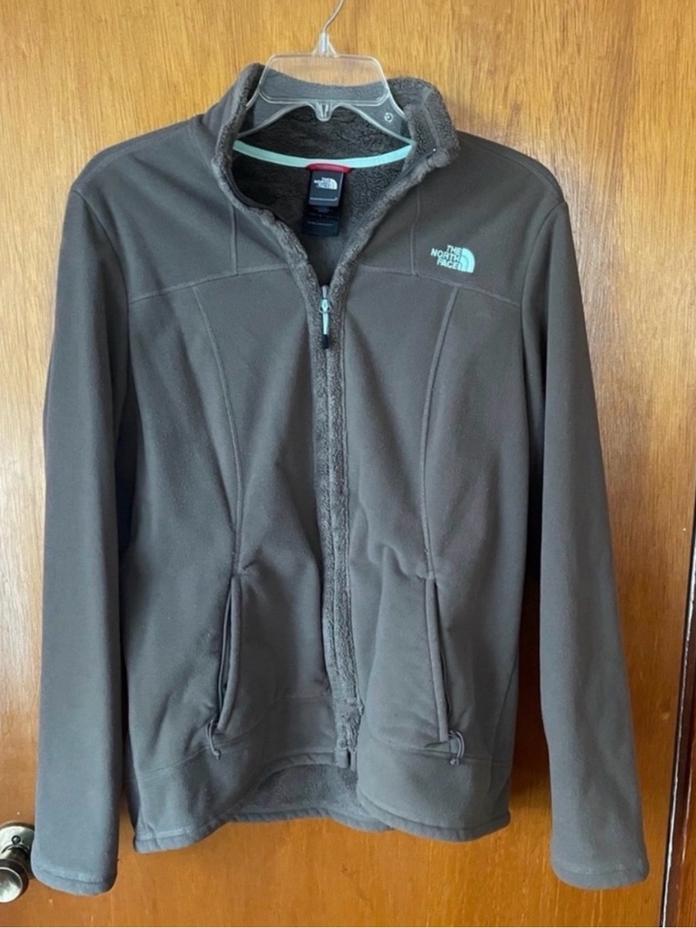 The North Face Dark Green Full-Zip Fleece Jacket